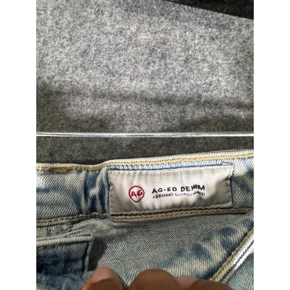 AG Adriano Goldschmied Jeans Women 32 The Isabelle High-Rise Straight Cropped - Picture 3 of 10